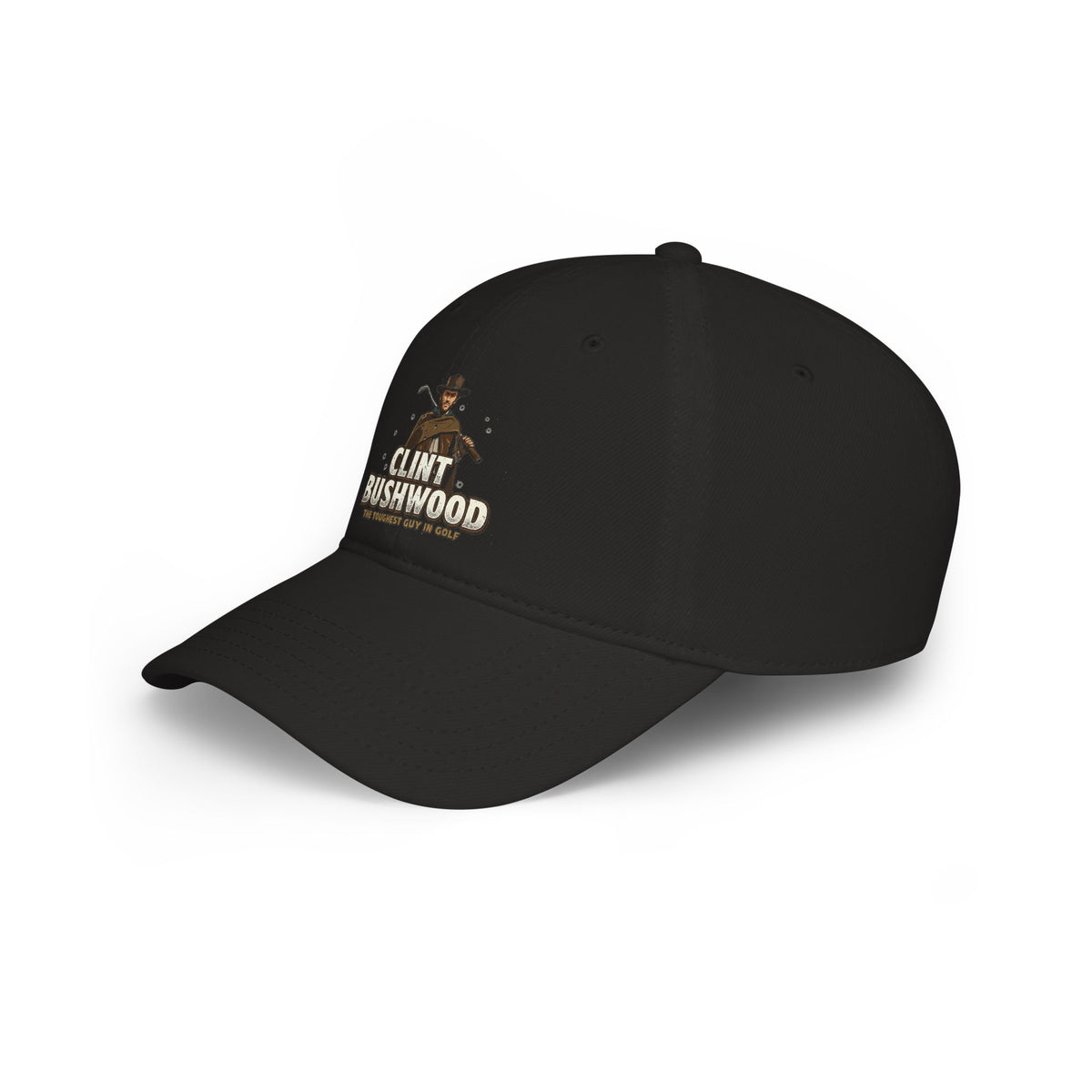 Clint Bushwood Cap – Golf Noir Statement Headwear