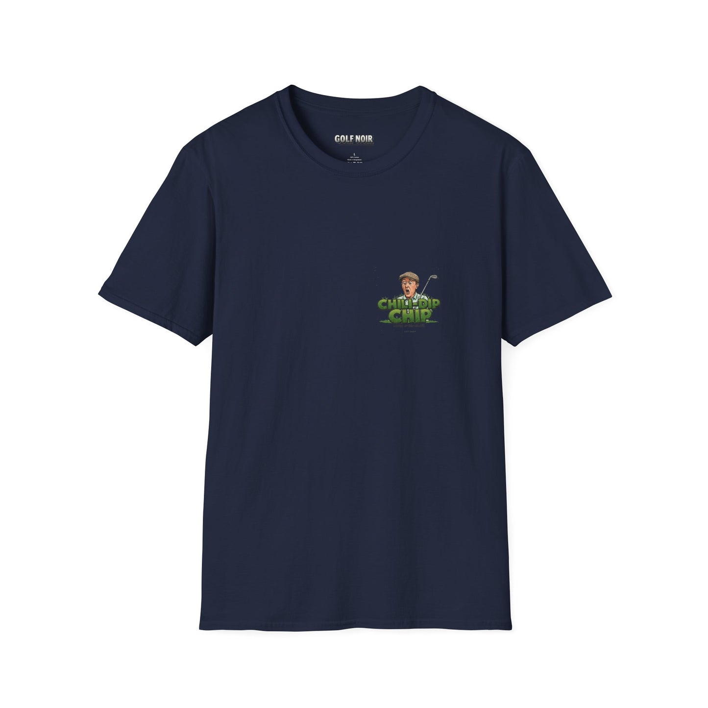 HOSEL ROCKET T-Shirt - Starring CHILI-DIP CHIP - Golf Noir Signature Apparel