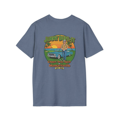 SHANKARITAVILLE T-Shirt - Starring JIMMY DUFF-IT- Golf Noir Signature Apparel