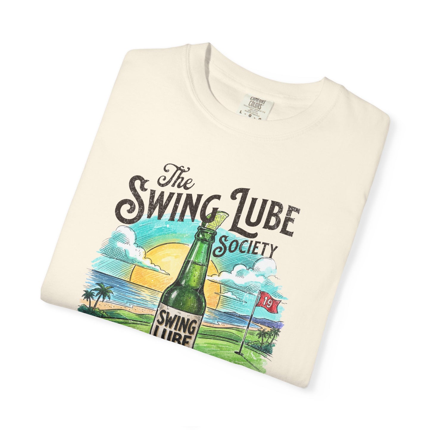 Grip It & Sip It T-Shirt 1 — Swing Lube Society Signature Apparel