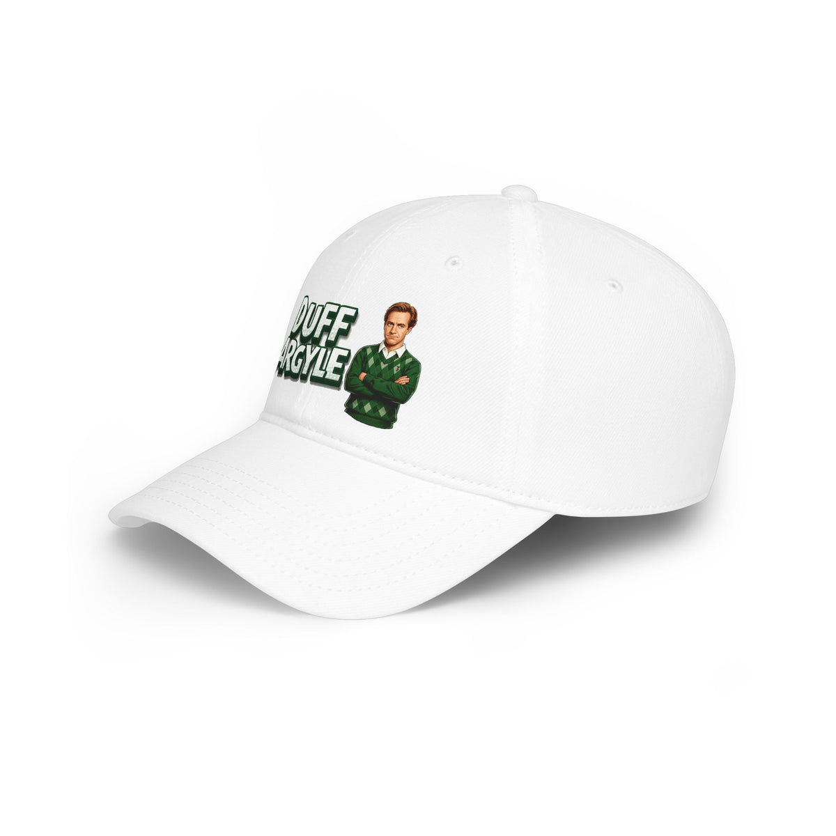 Duff Argyle Baseball Cap — Golf Noir Statement Headwear