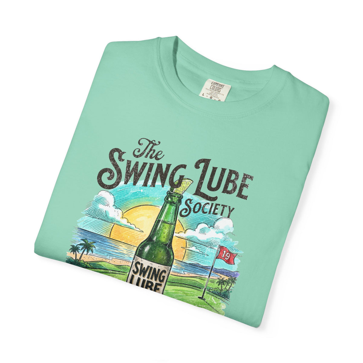 Grip It & Sip It T-Shirt 1 — Swing Lube Society Signature Apparel
