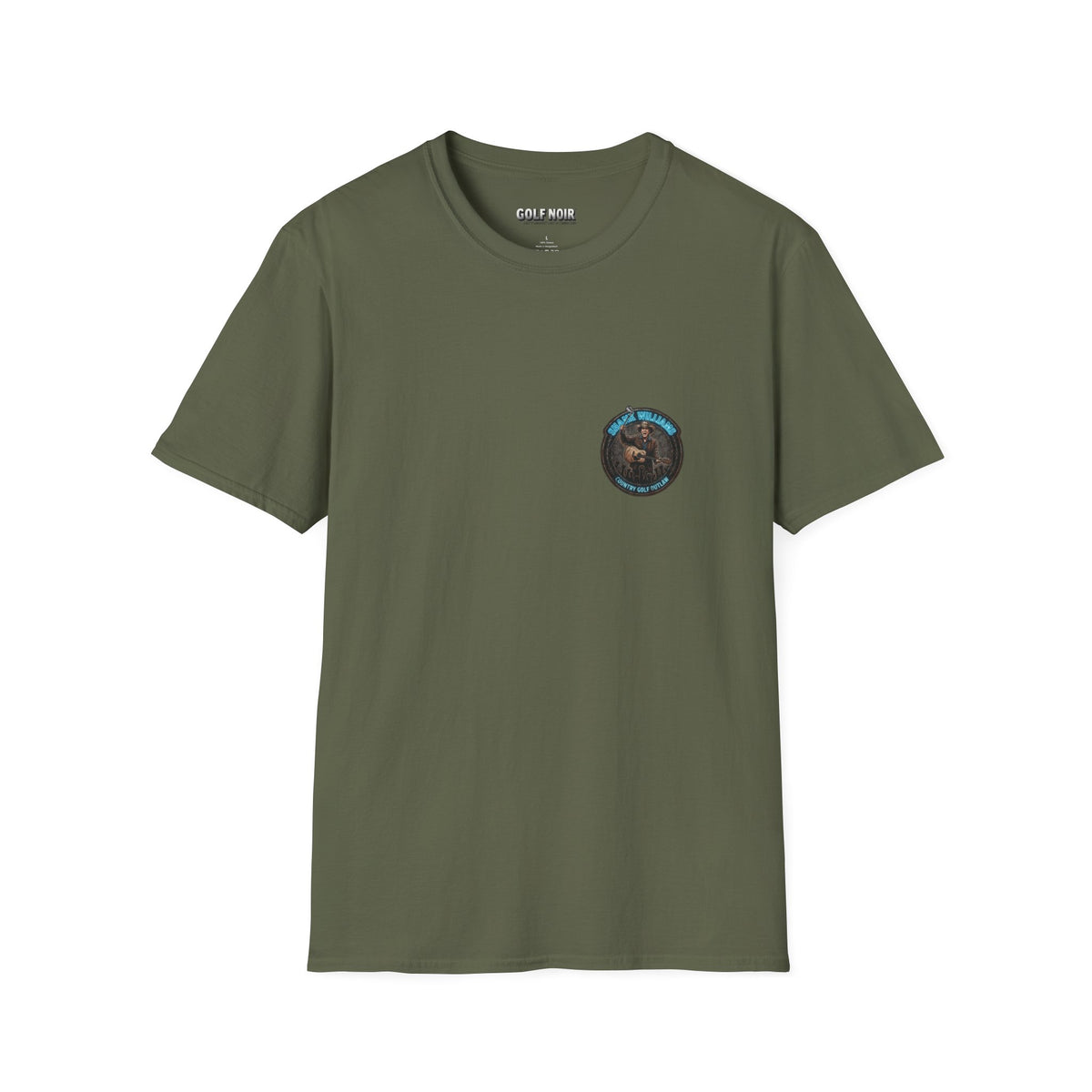 WOMEN, WEDGES, & WHISKEY GOLF NOIR T-Shirt - Starring SHANK WILLIAMS
