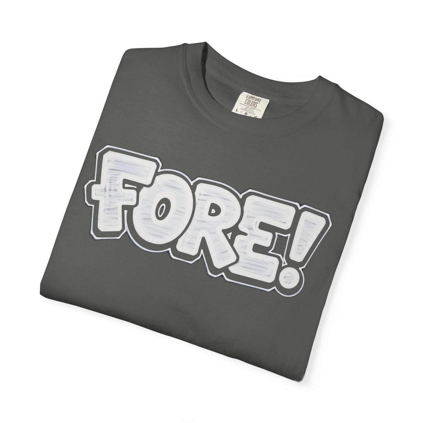 Fore! Golf Graphic T‑Shirt — Golffiti Signature Apparel