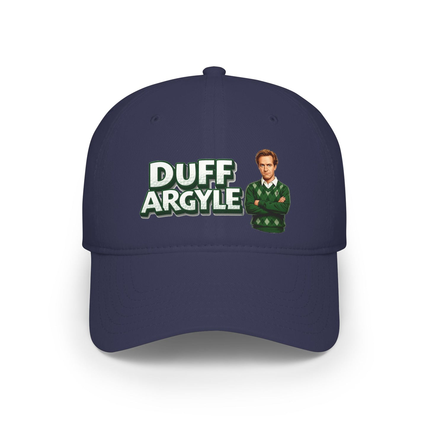 Duff Argyle Baseball Cap — Golf Noir Statement Headwear