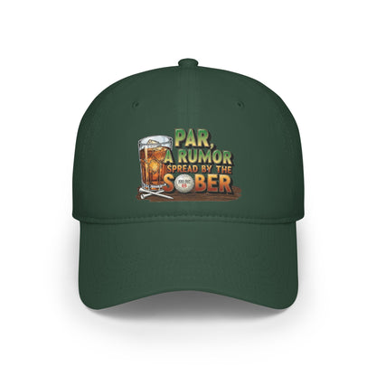 XXX-OUT Baseball Cap — "Par, A Rumor Spread by the Sober" - Statement Headwear