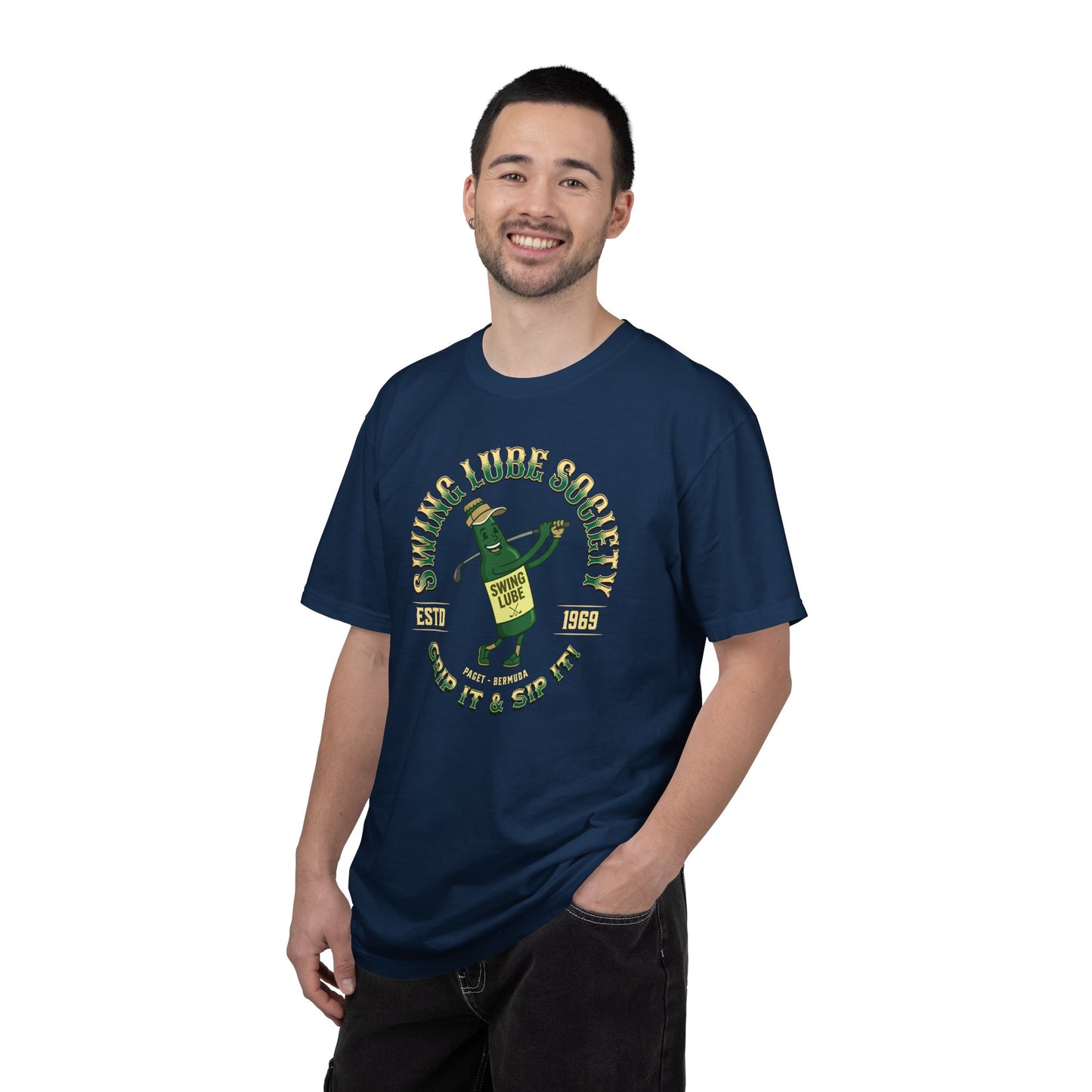 Grip it & Sip It T-Shirt 3 - Swing Lube Society Signature Apparel