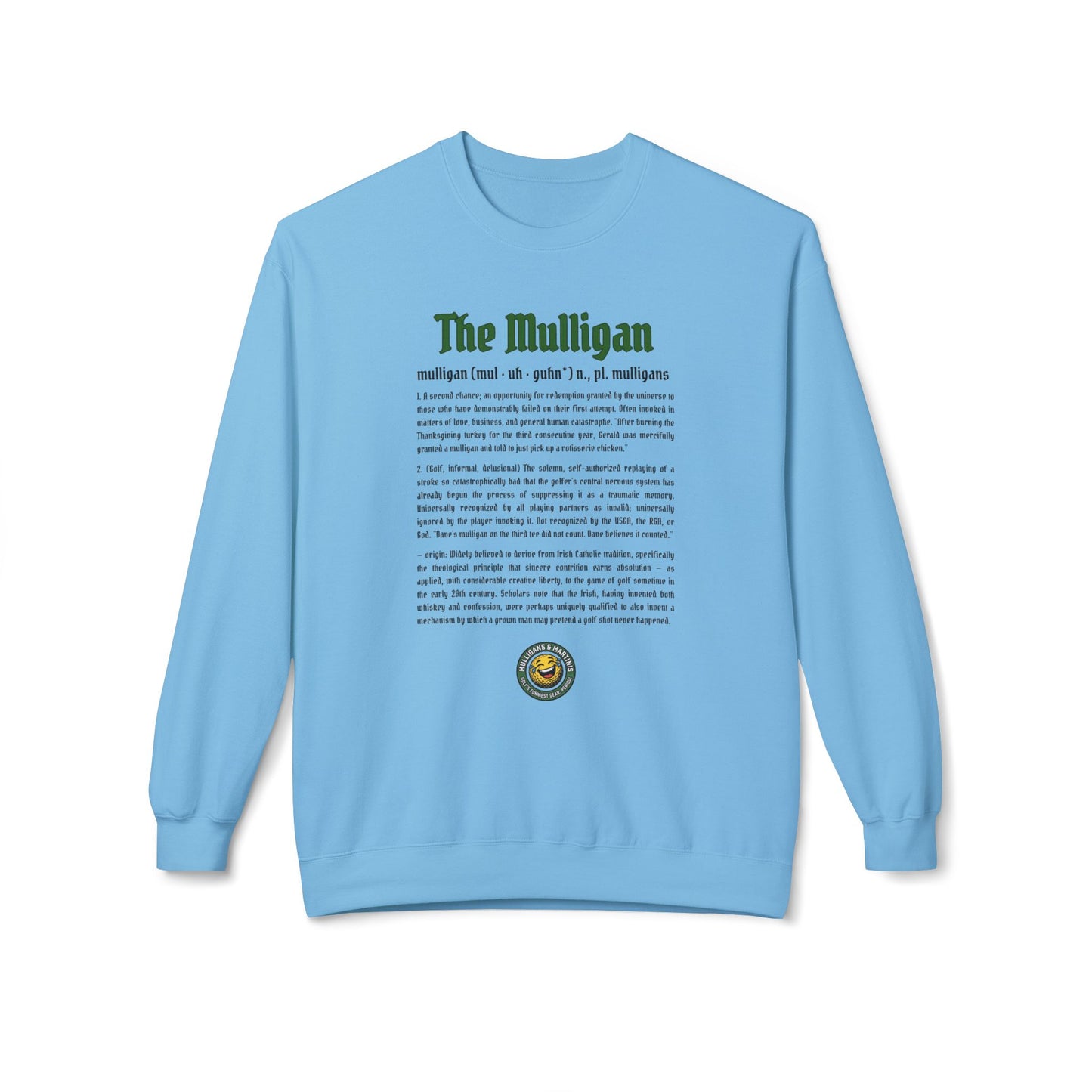 The Mulligan Definition Sweatshirt — The Shag Bag Apparel