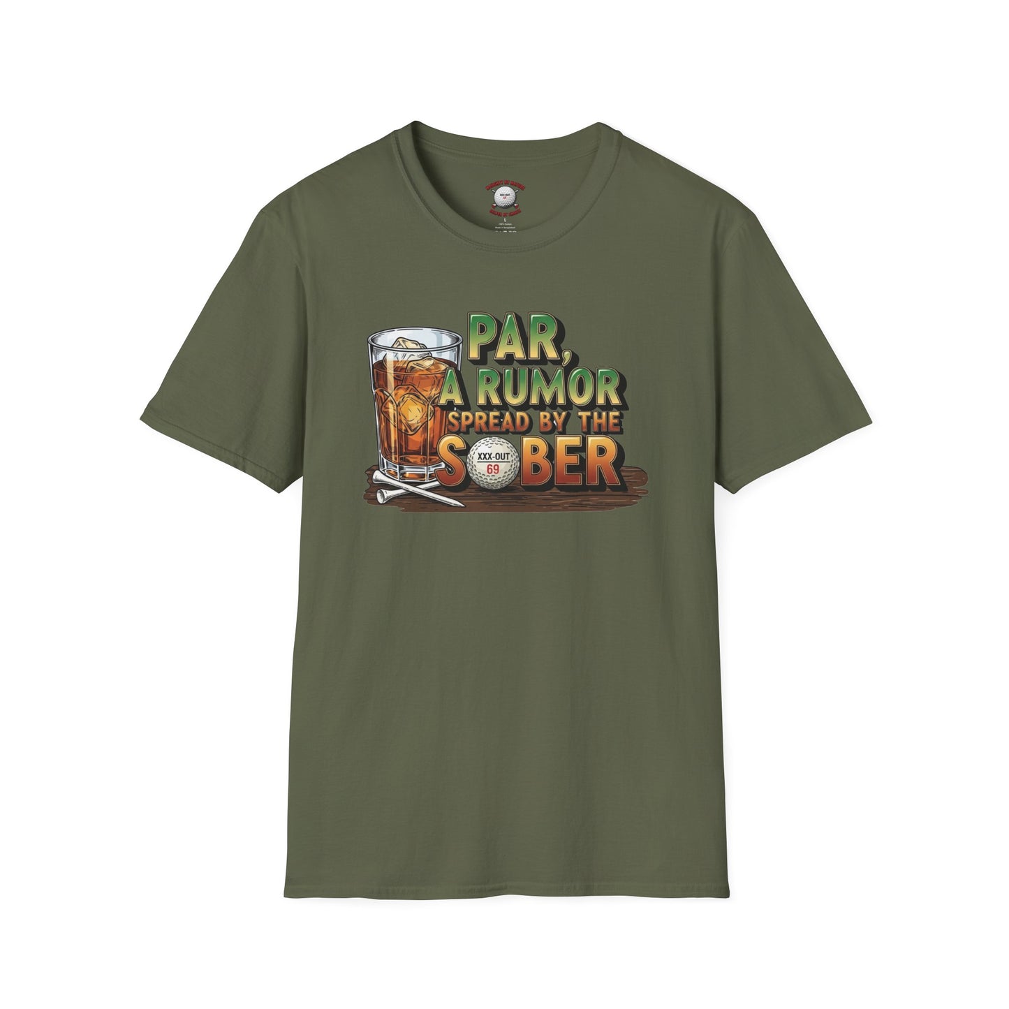 Par, A Rumor Golf T-Shirt — XXX-OUT Design Signature Apparel