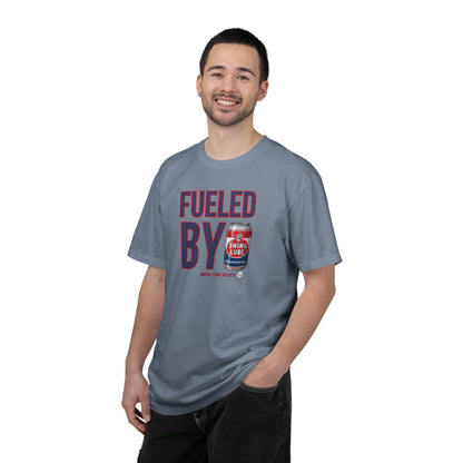 Fueled By Swing Lube Golf Tee — Swing Lube Society Signature Apparel