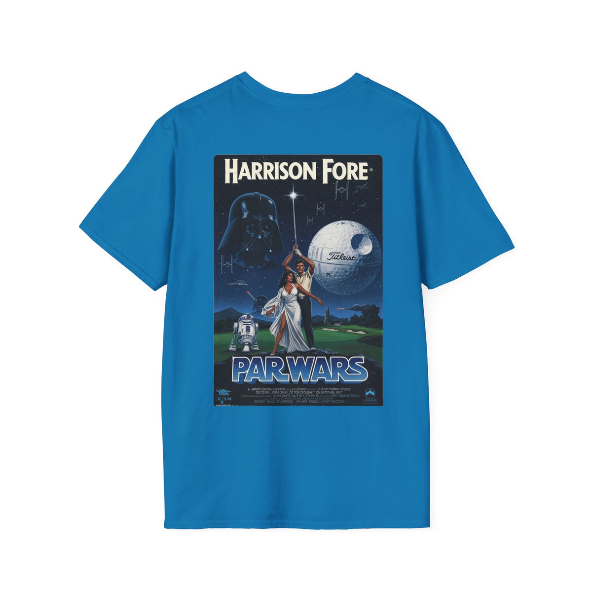 PAR WARS T-Shirt - Starring HARRISON FORE- Golf Noir Signature Apparel