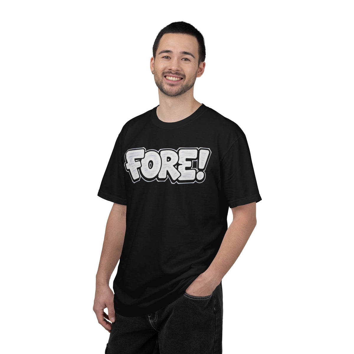 Fore! Golf Graphic T‑Shirt — Golffiti Signature Apparel
