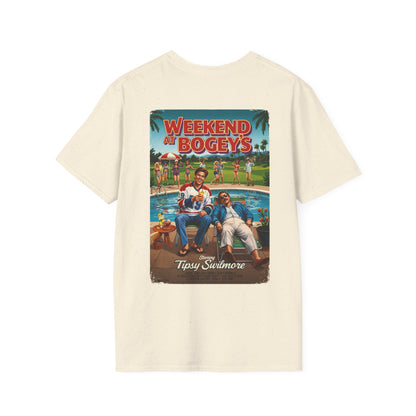 WEEKEND AT BOGEY'S T-Shirt - Starring TIPSY SWILMORE- Golf Noir Signature Apparel