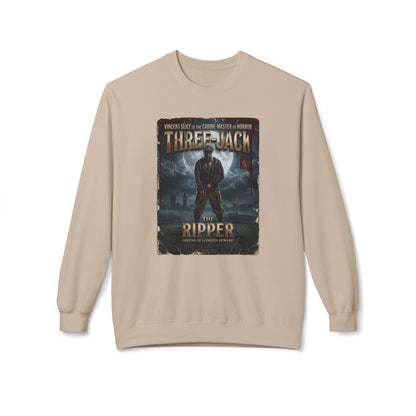 Three-Jack The Ripper Crewneck Sweatshirt - Starring Vincent Slice of GOLF NOIR apparel