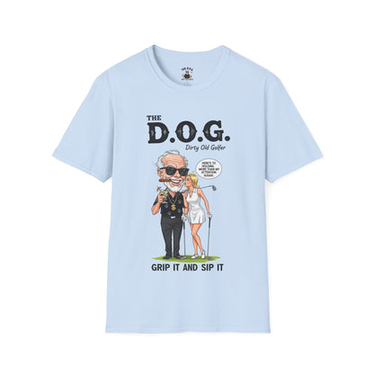 The D.O.G. Golf T-Shirt — 'Grip It and Sip It'