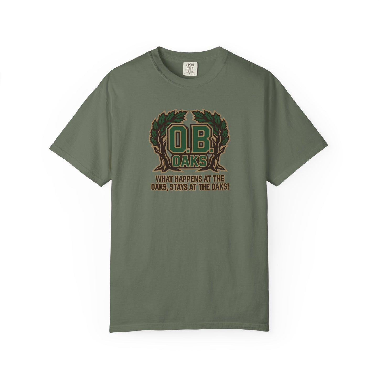 Oaks 'OB' T-Shirt — Fictional Fairways Signature Apparel