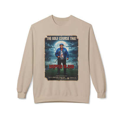 The Golf Course That Dripped Blood Movie Poster Sweatshirt — Golf Noir Apparel