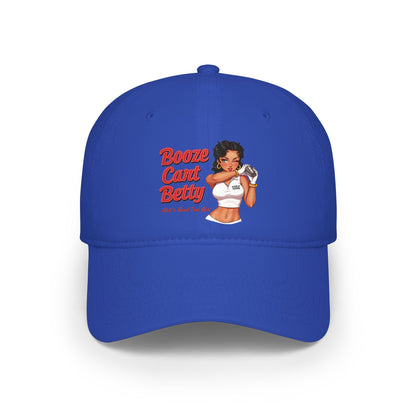 Booze Cart Betty Low Profile Baseball Cap — Golf Noir Statement Headwear