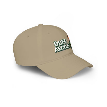 Duff Argyle Baseball Cap — Golf Noir Statement Headwear