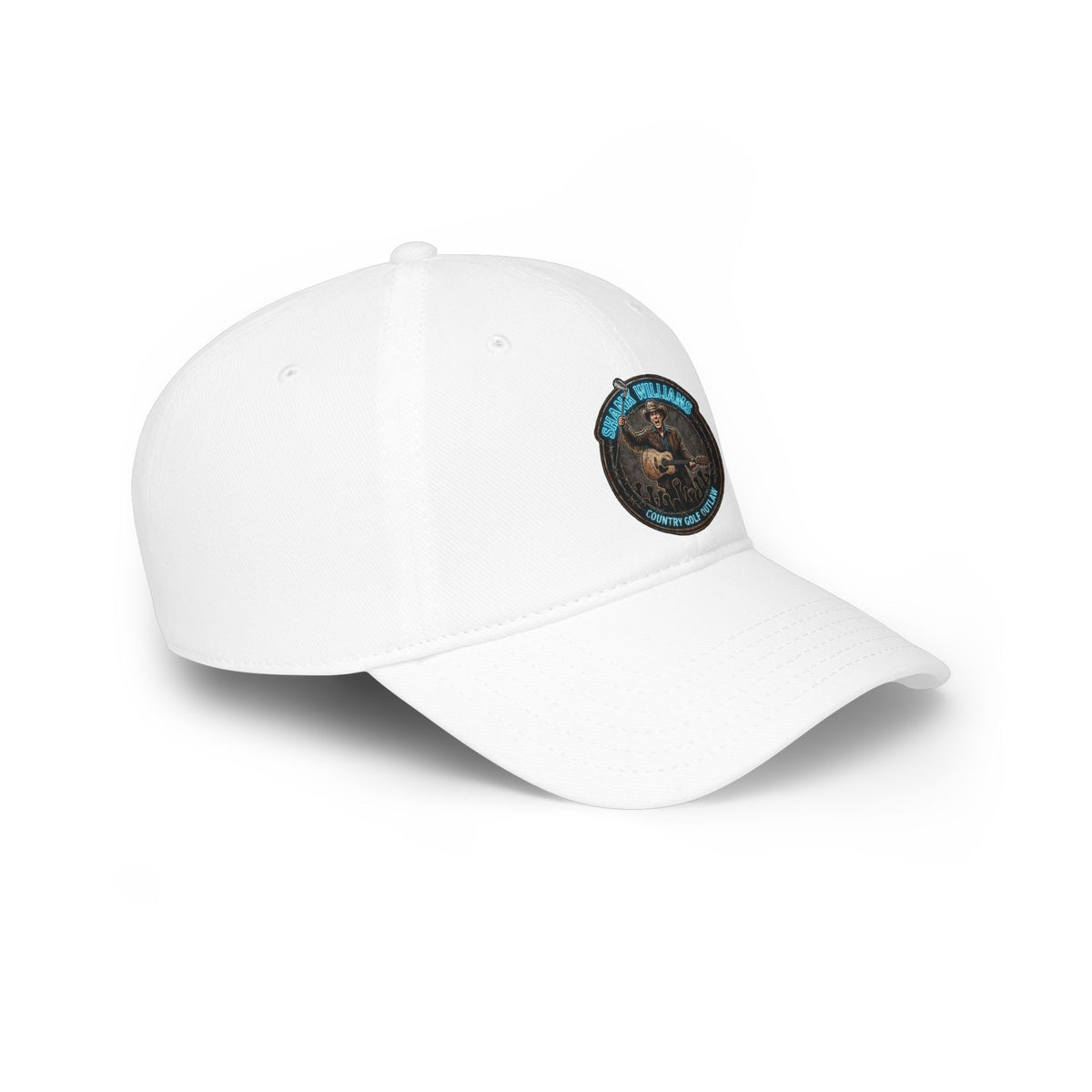 Shank Williams Golf Noir Cap - Country Club Crooners Statement Headwear