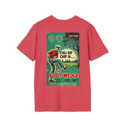 THE FOOT WEDGE T-Shirt - Starring CHILI-DIP CHIP - Golf Noir Signature Apparel