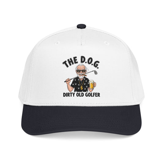 THE D.O.G. Baseball Cap — "The D.O.G. Dirty Old Golfer" Statement Headwear