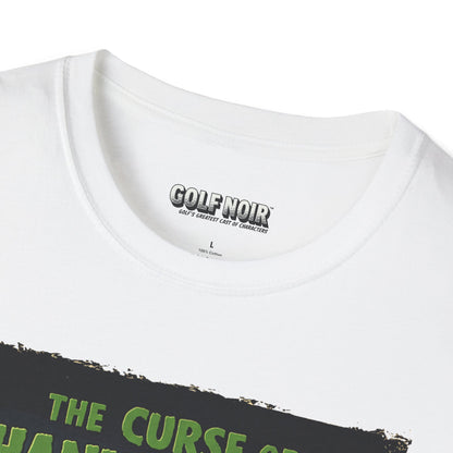 THE CURSE OF SHANKENSTEIN T-Shirt - Starring VINCENT SLICE - Golf Noir Signature Apparel