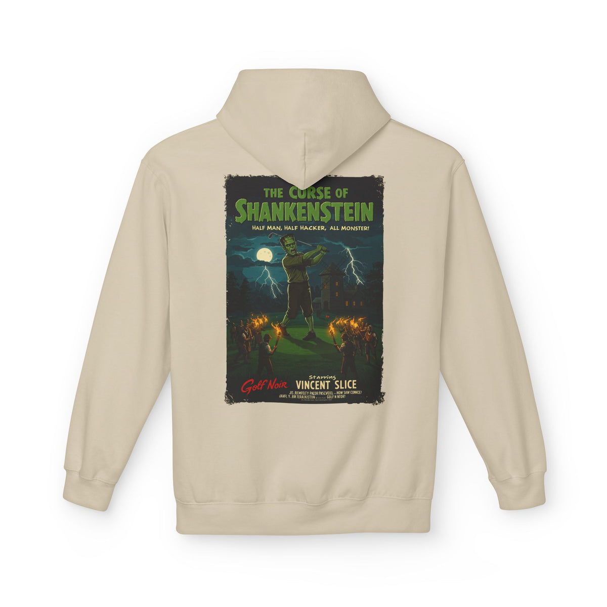 THE CURSE OF SHANKENSTEIN Hoodie - Starring Vincent Slice- Golf Noir Signature Apparel
