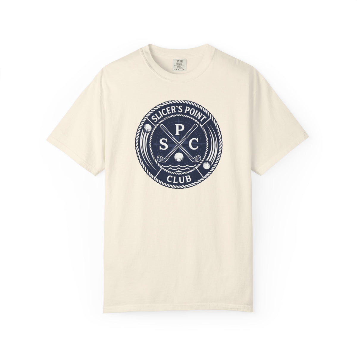 Slicer's Point Club T-Shirt – Fictional Fairways Signature Apparel