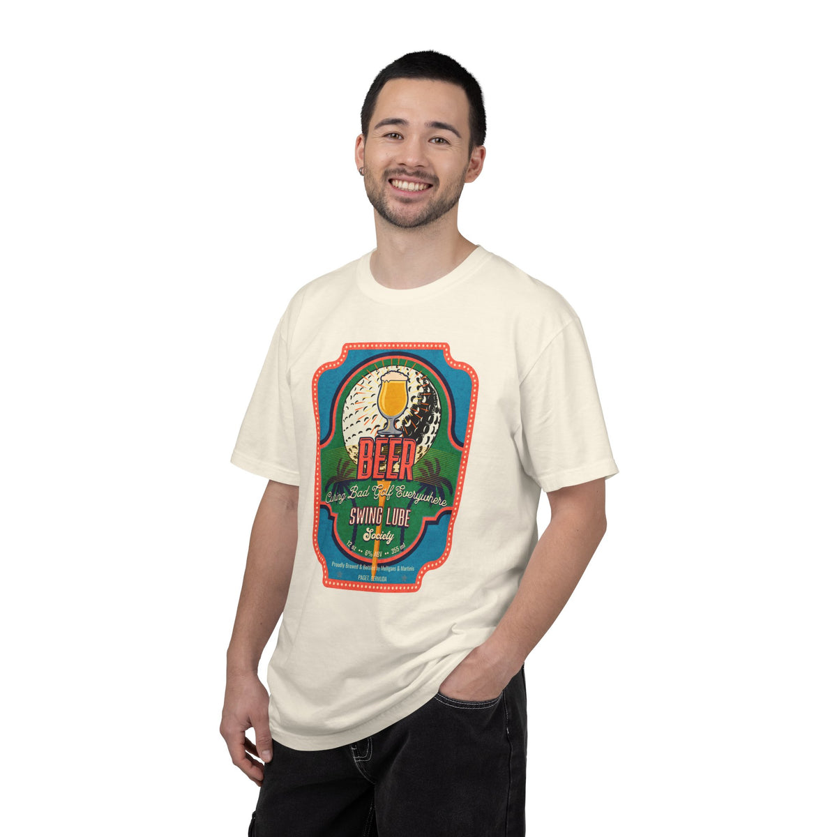Beer Curing Bad Golf T-Shirt 2 — Swing Lube Society Signature Apparel