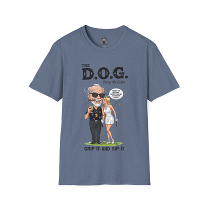The D.O.G. Golf T-Shirt — 'Grip It and Sip It'