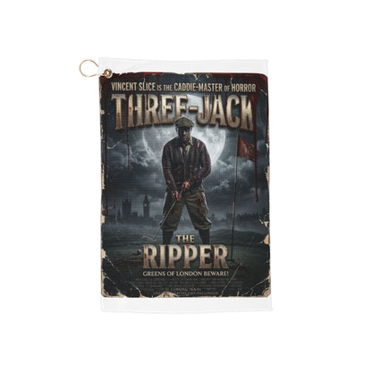 Three-Jack The Ripper Golf Towel – Starring Vincent Slice of Golf Noir