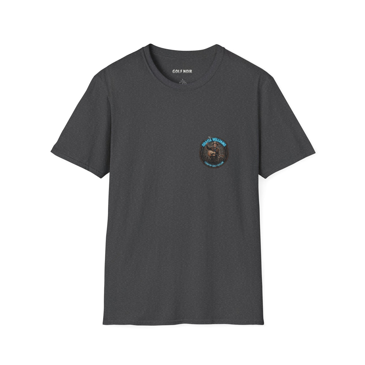 TAKE THIS CLUB AND SHOVE IT! Golf Noir T-Shirt - Starring SHANK WILLIAMS