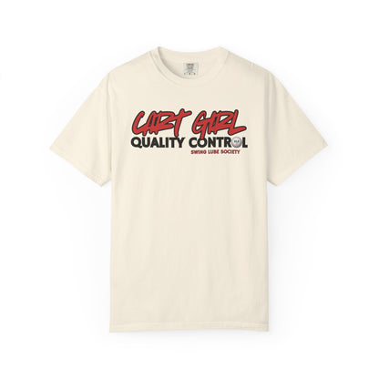 Cart Girl Quality Control Golf T-Shirt — Swing Lube Society Signature Apparel