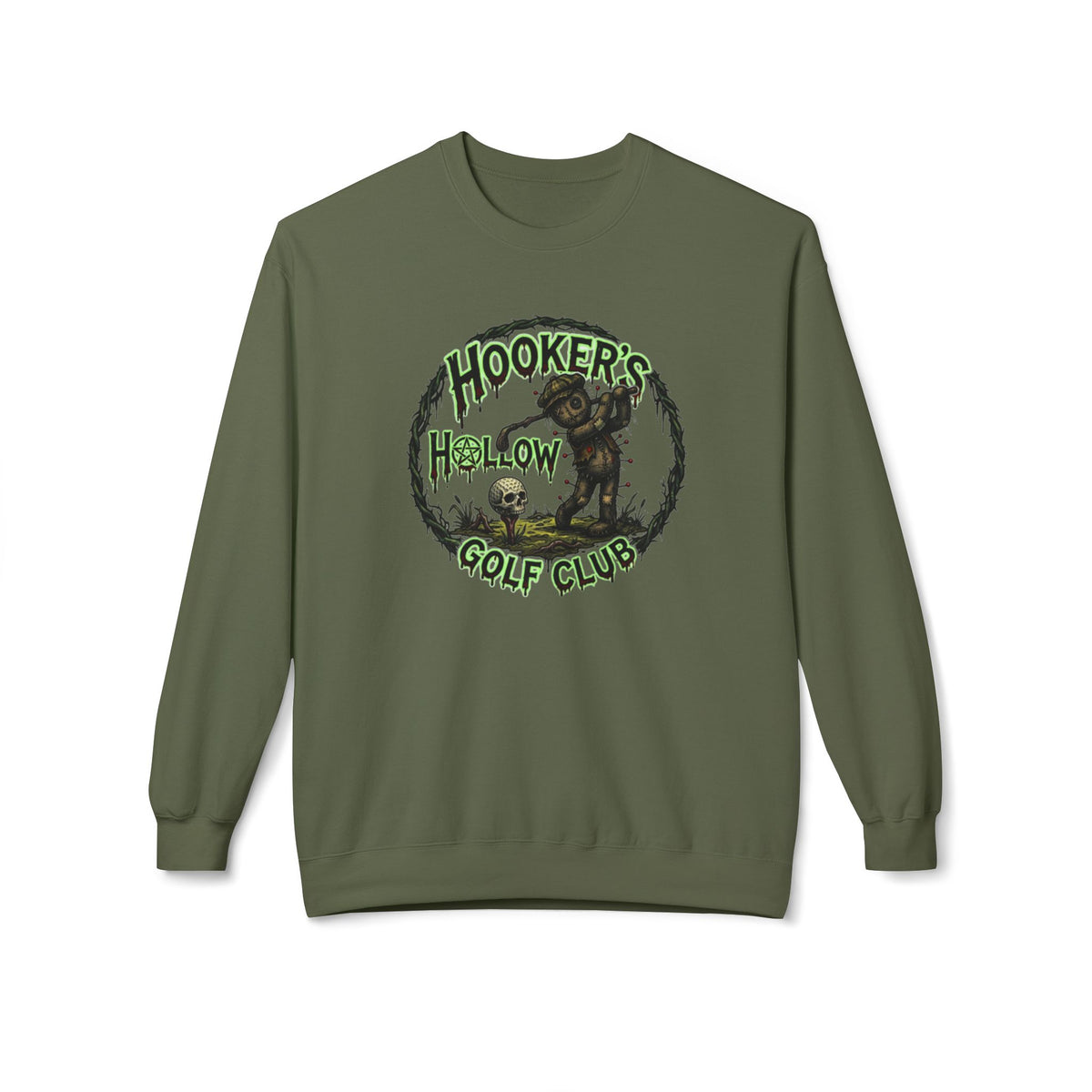 Hooker’s Hollow Golf Club Sweatshirt – Fictional Fairways Signature Apparel