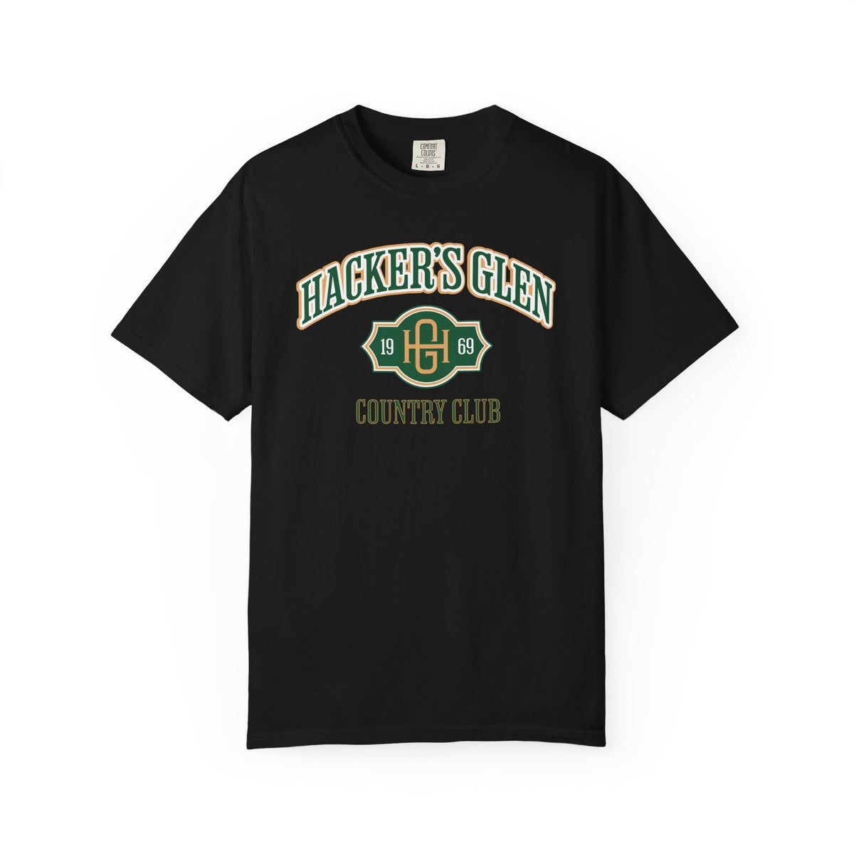 Hacker's Glen Country Club T-Shirt - Fictional Fairways Signature Apparel