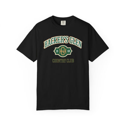 Hacker's Glen Country Club T-Shirt - Fictional Fairways Signature Apparel