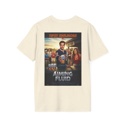 AIMING FLUID T-Shirt - Starring TIPSY SWILMORE- Golf Noir Signature Apparel
