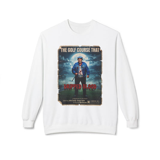 The Golf Course That Dripped Blood Movie Poster Sweatshirt — Golf Noir Apparel