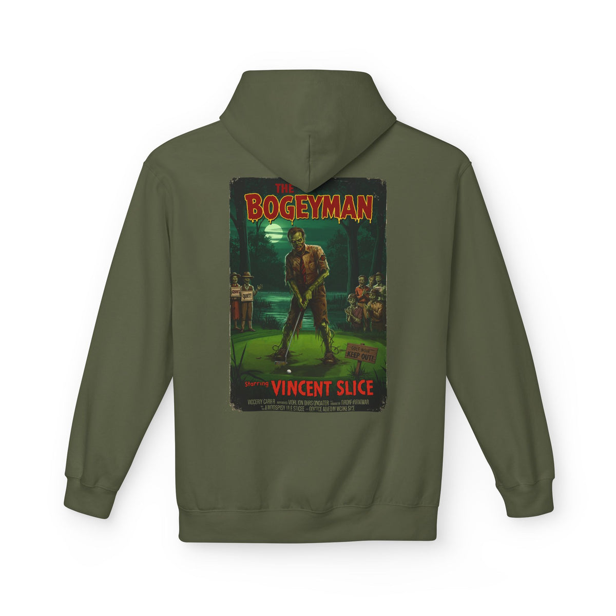 THE BOGEYMAN Hoodie - Starring VINCENT SLICE- Golf Noir Signature Apparel