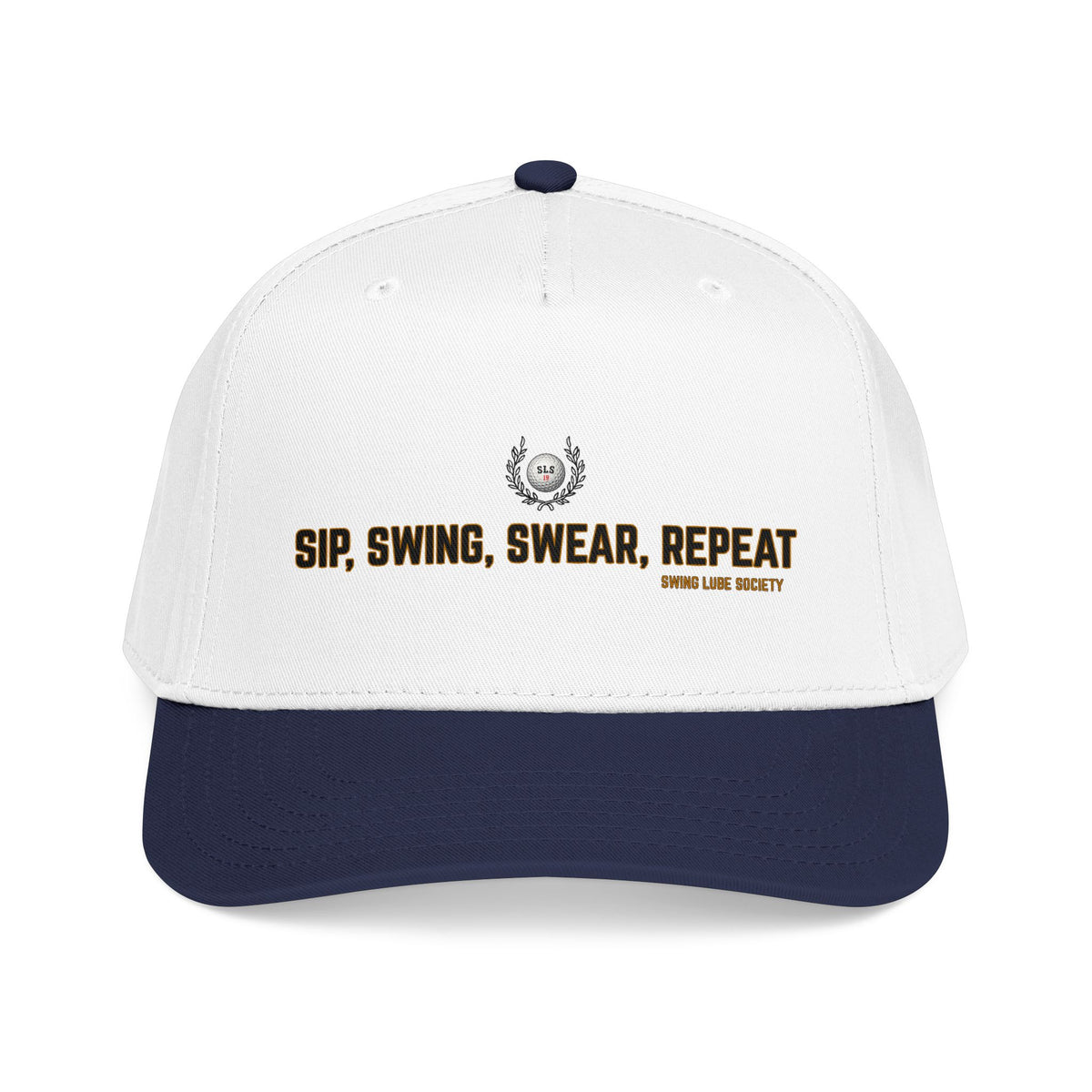 Sip, Swing, Swear, Repeat Baseball Cap - Swing Lube Society Headwear