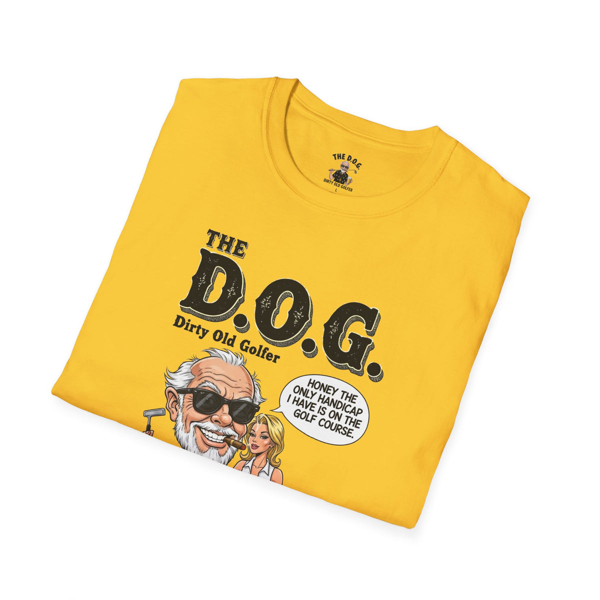 The D.O.G. T-Shirt — Scratch Lover - Golf Noir Signature Apparel