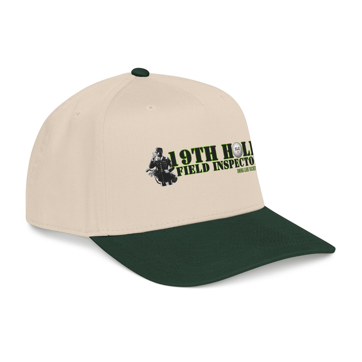 19th Hole Field Inspector Baseball Cap — Swing Lube Society Headwear