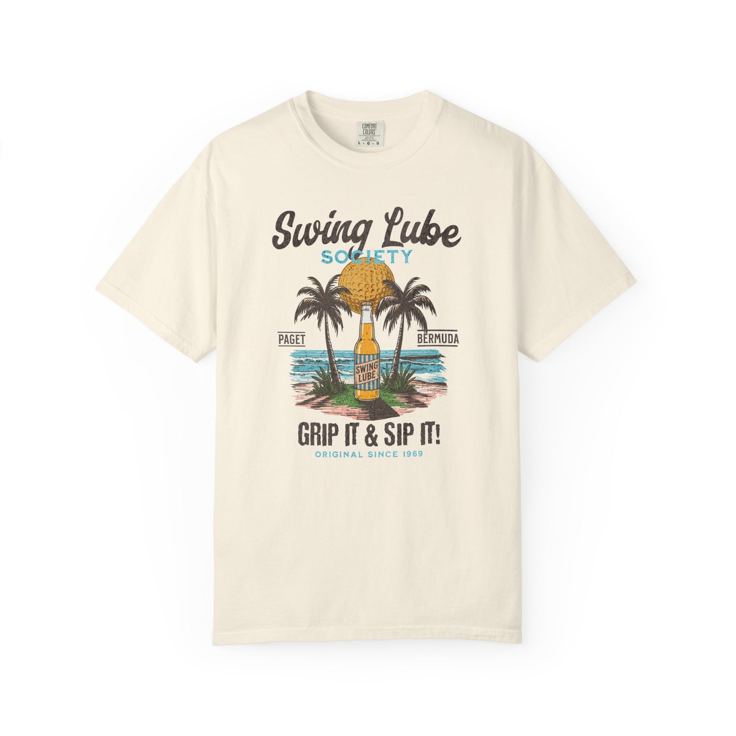 Grip It & Sip it T-Shirt 2 — Swing Lube Society Signature Apparel
