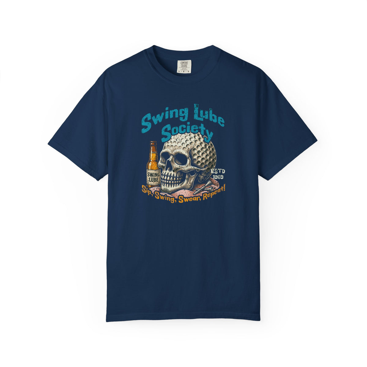 Swing Lube Society Skull T-Shirt — Swing Lube Society Signature Apparel