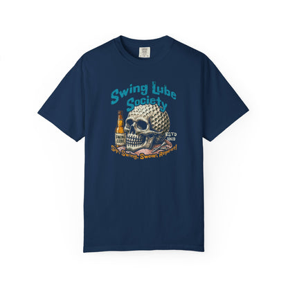 Swing Lube Society Skull T-Shirt — Swing Lube Society Signature Apparel
