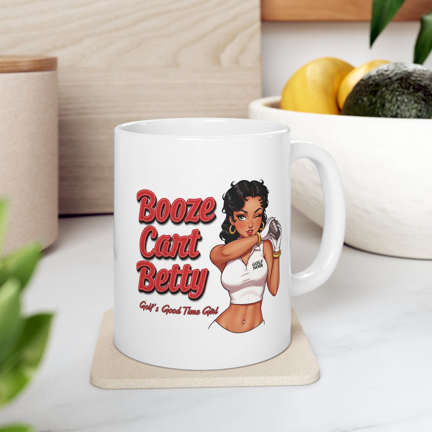 BOOZE CART BETTY Mug - GOLF'S GOOD TIME GIRL Accessories