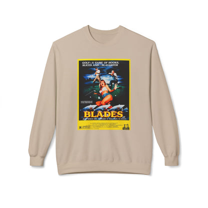 Vintage 'Blades' Movie Poster Sweatshirt — Golf Noir Apparel