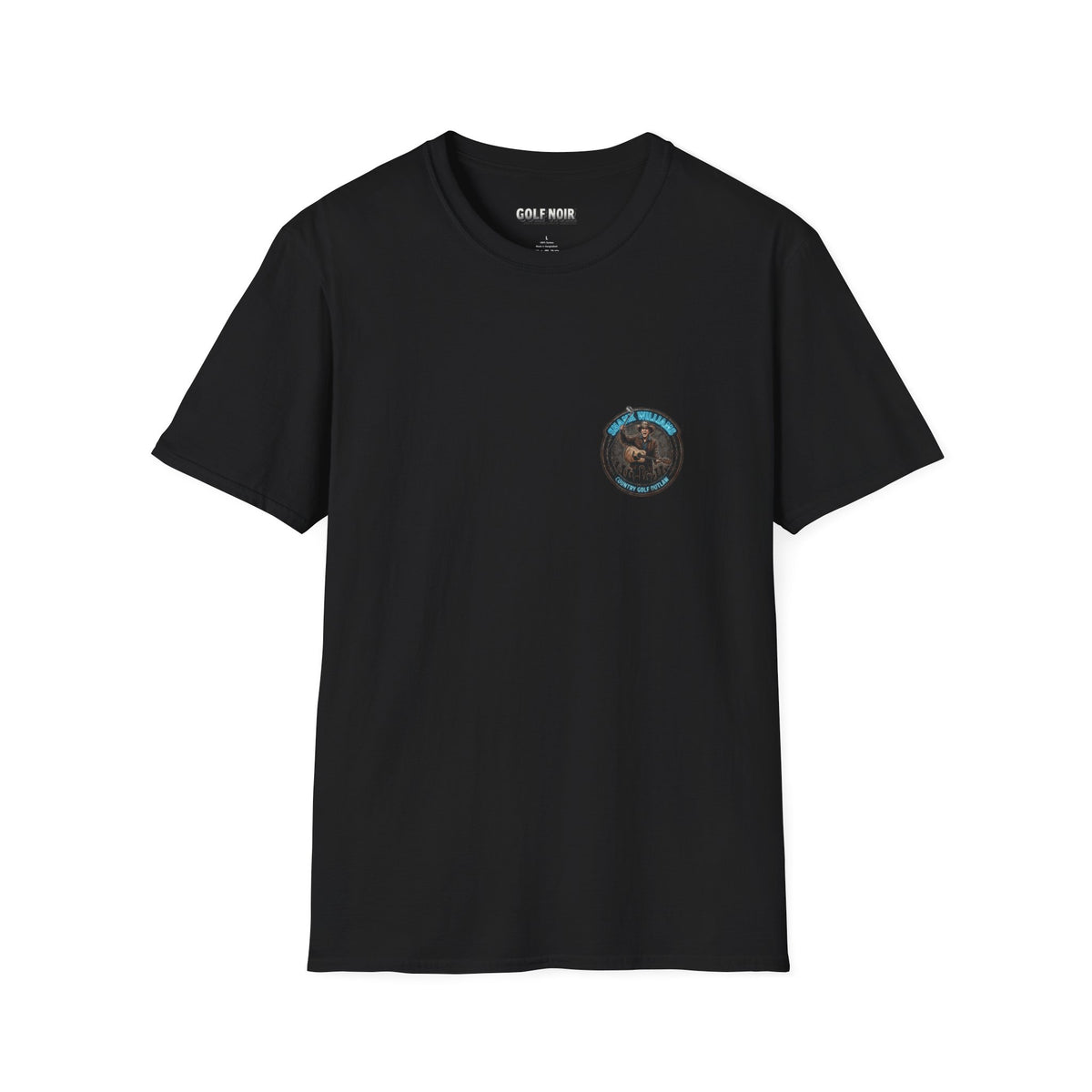 WOMEN, WEDGES, & WHISKEY GOLF NOIR T-Shirt - Starring SHANK WILLIAMS