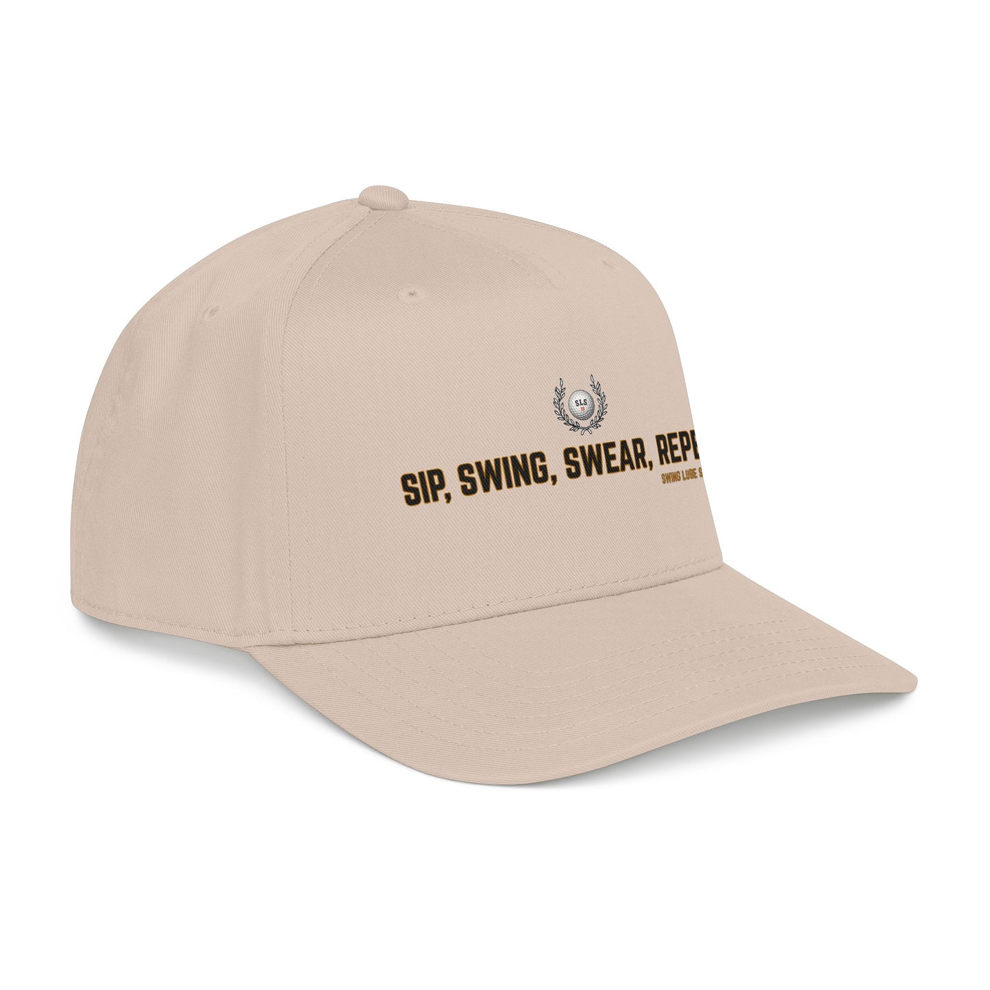 Sip, Swing, Swear, Repeat Baseball Cap - Swing Lube Society Headwear